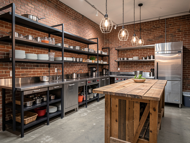 Industrial Kitchen design style
