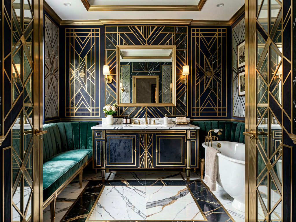 Art Deco bathroom design