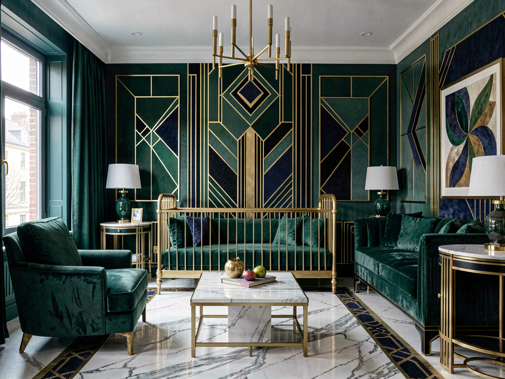 Art Deco nursery design
