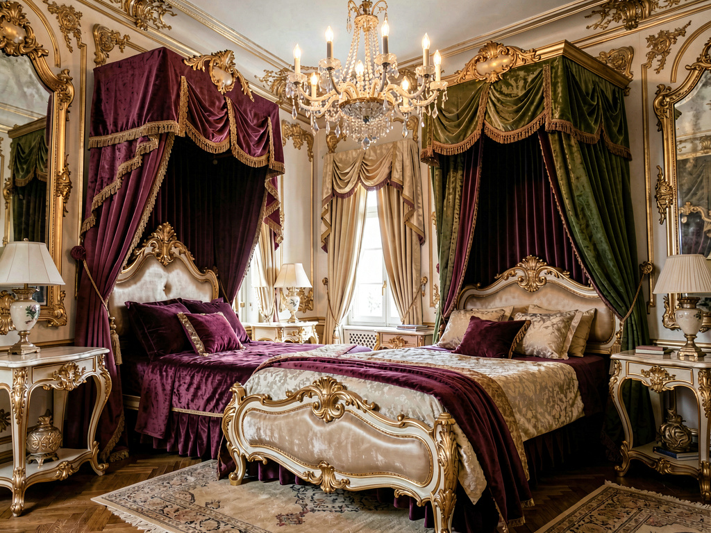Baroque bedroom design