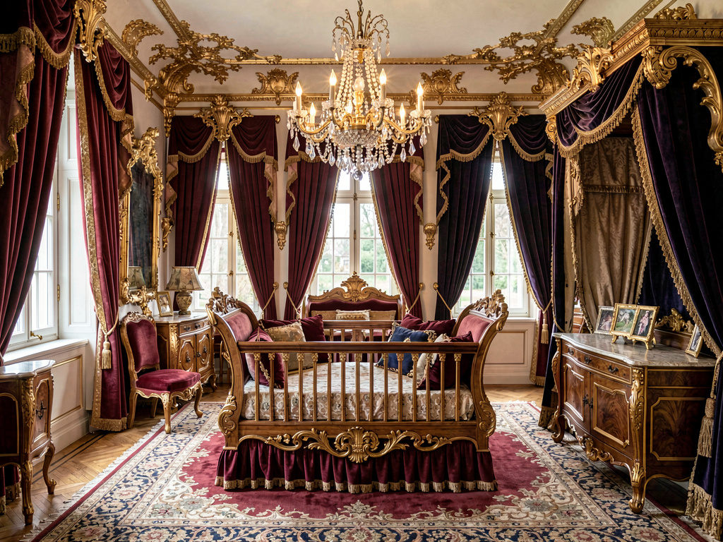 Baroque nursery design