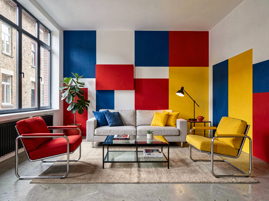 Bauhaus living room design