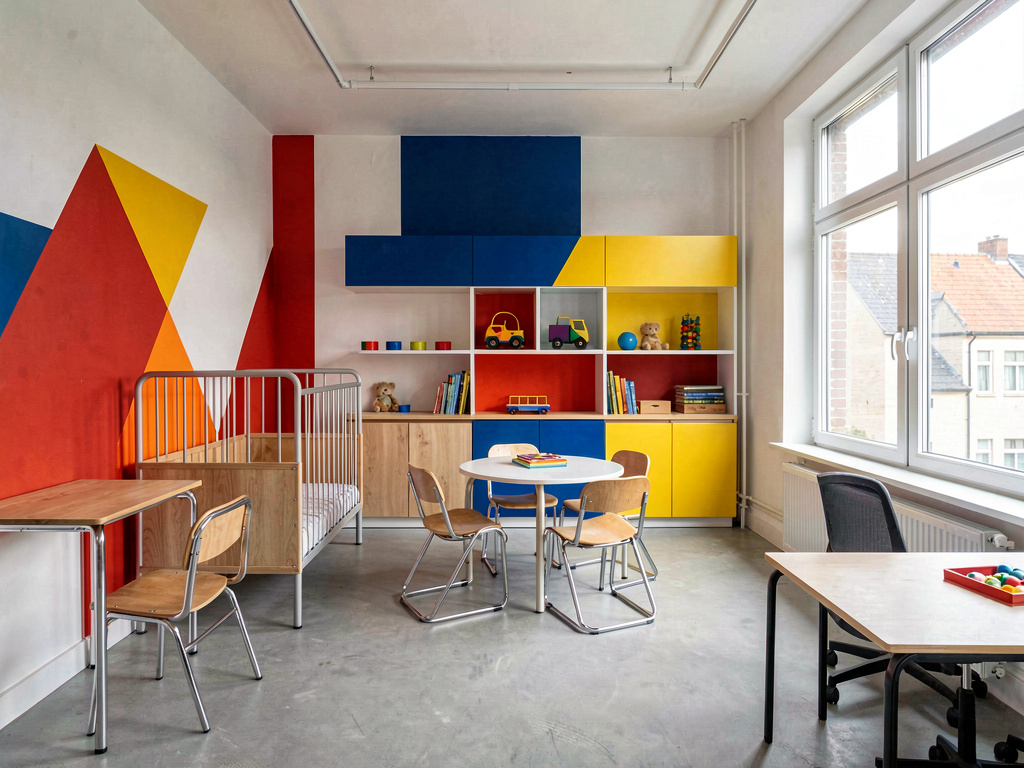 Bauhaus nursery design