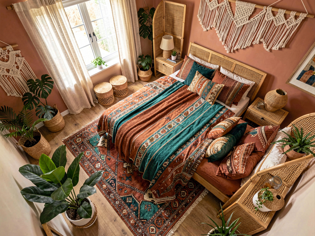 Bohemian Bedroom alternate angle