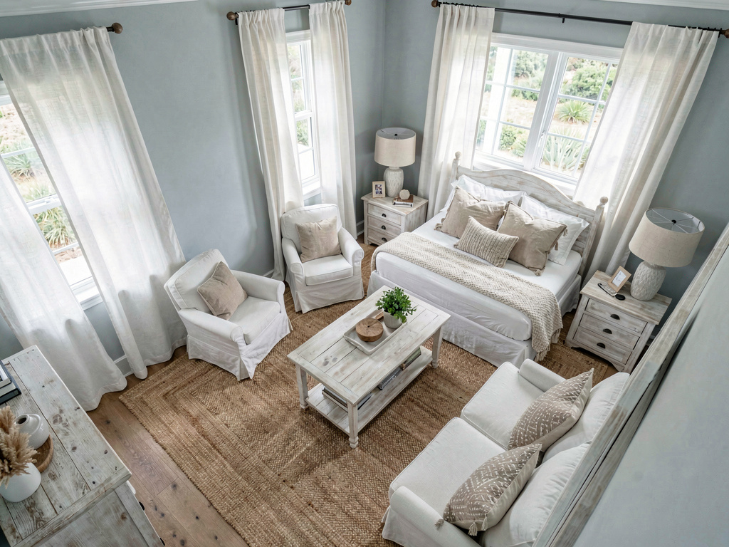 Coastal Bedroom alternate angle