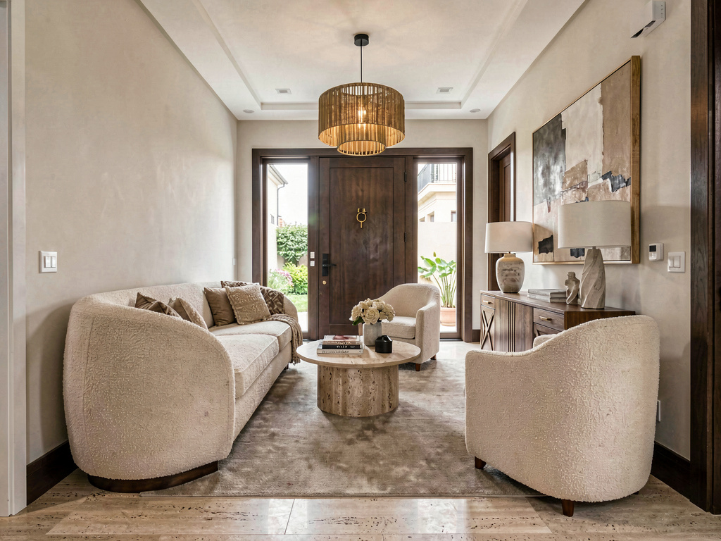 Contemporary entryway design