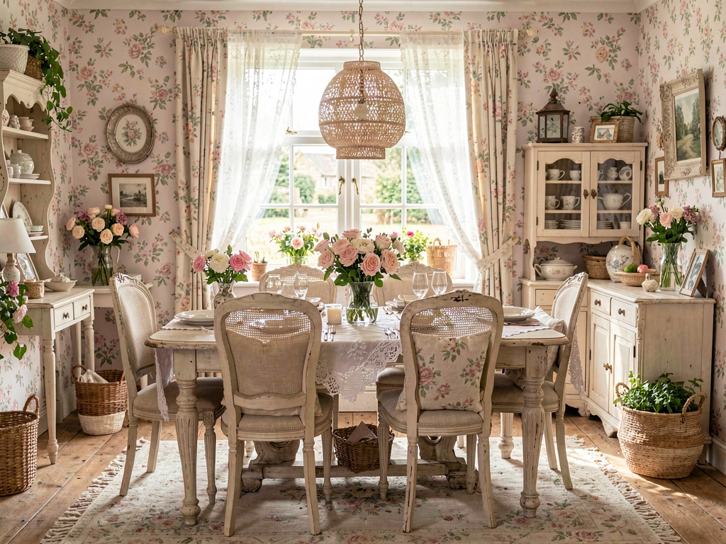 Cottagecore dining room design