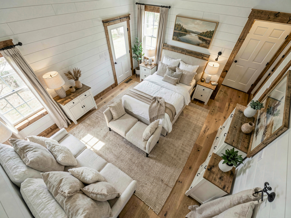 Farmhouse Bedroom alternate angle