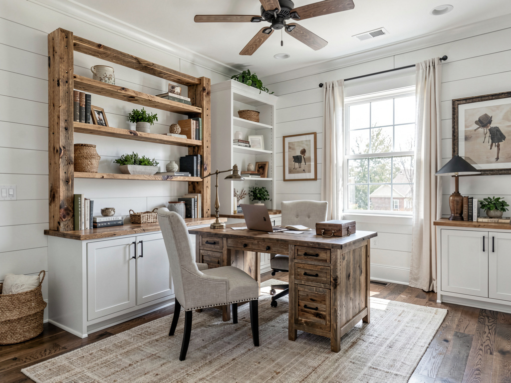 Farmhouse home office design