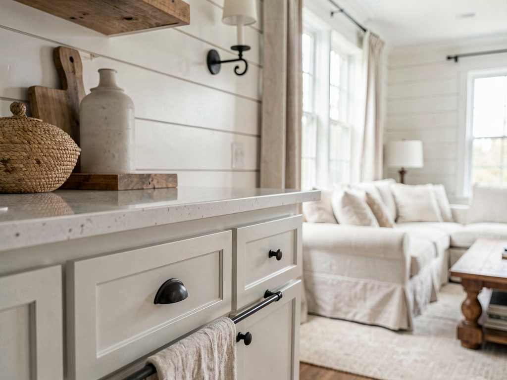 Farmhouse Living room detail shot