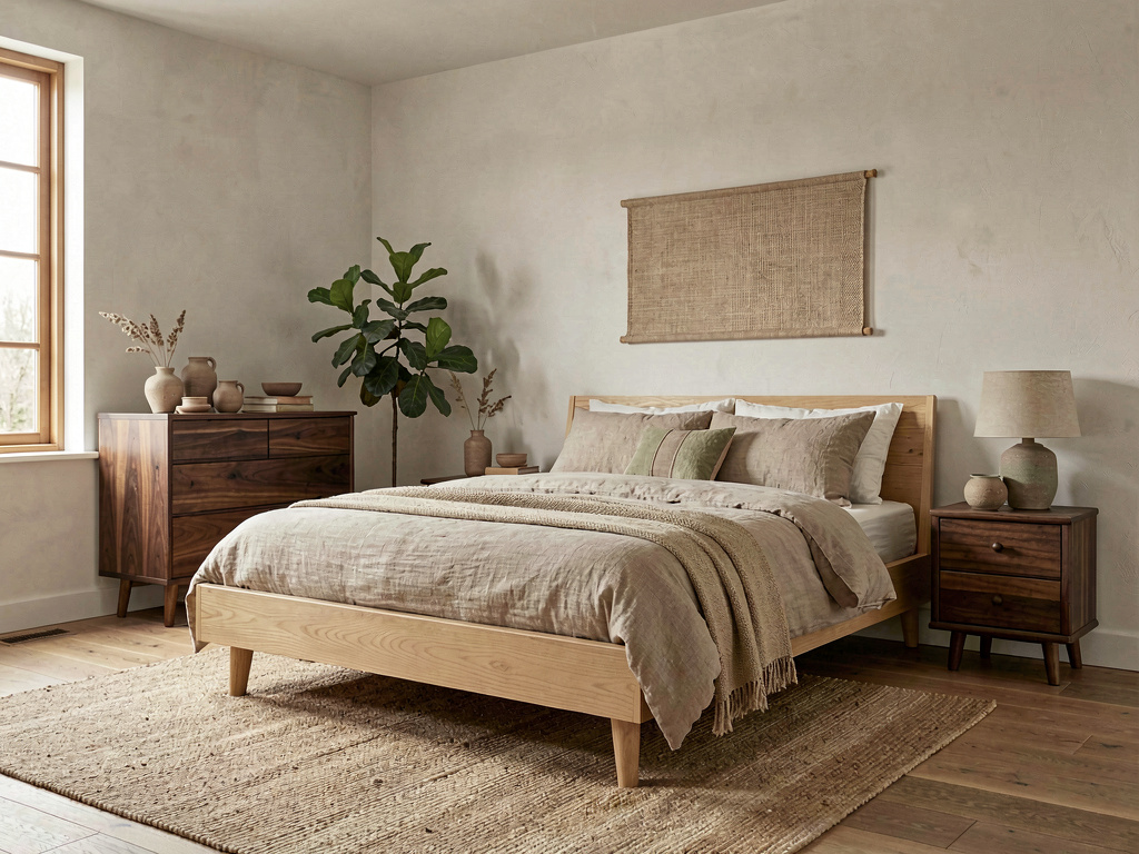 Japandi bedroom design