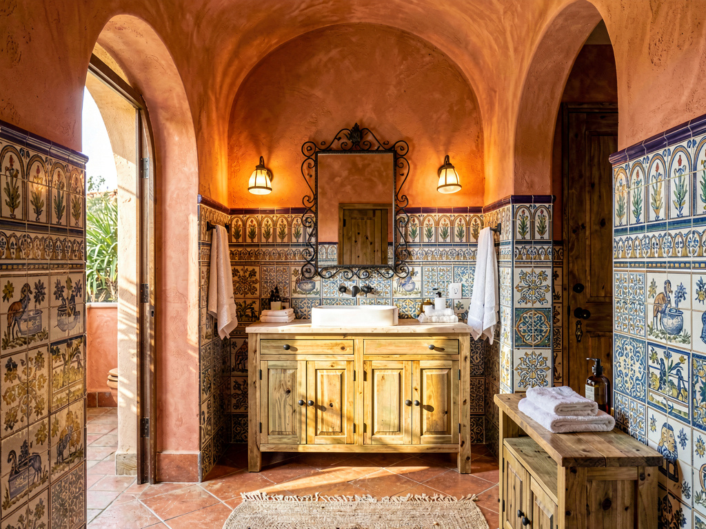Mediterranean bathroom design