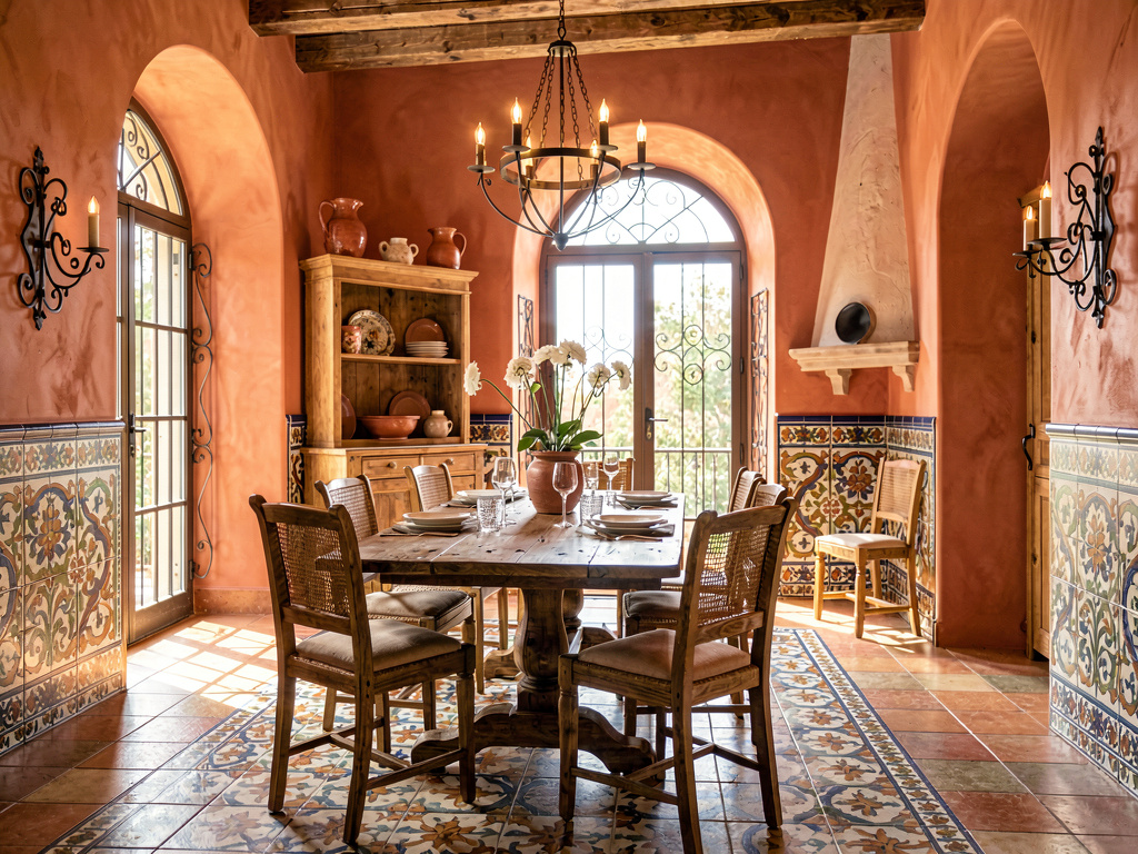 Mediterranean dining room design