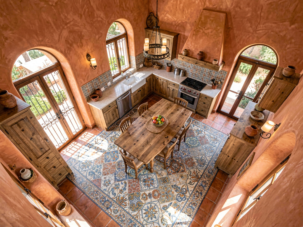 Mediterranean Kitchen alternate angle