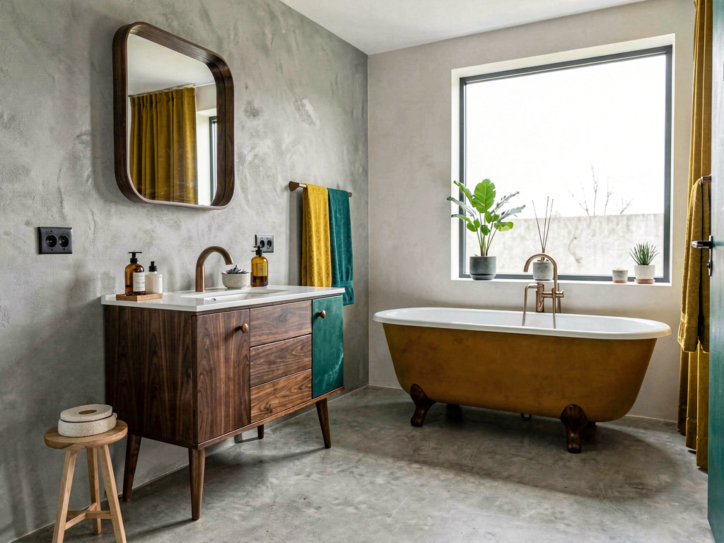 Mid-Century Modern bathroom design