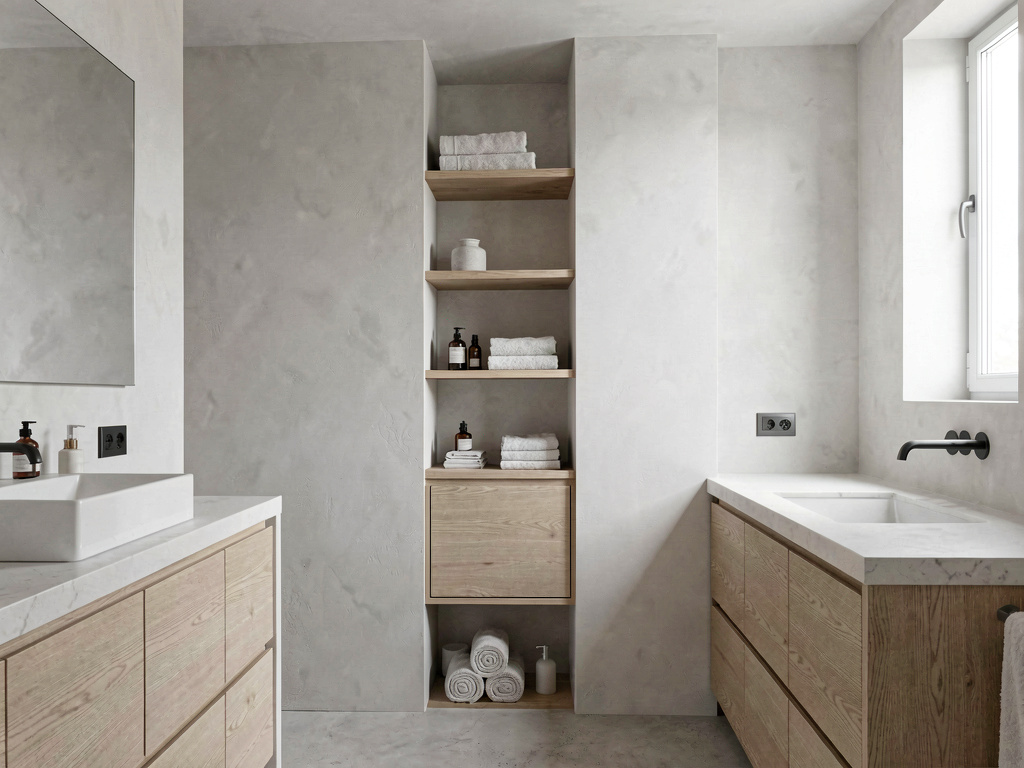 Minimalist bathroom design