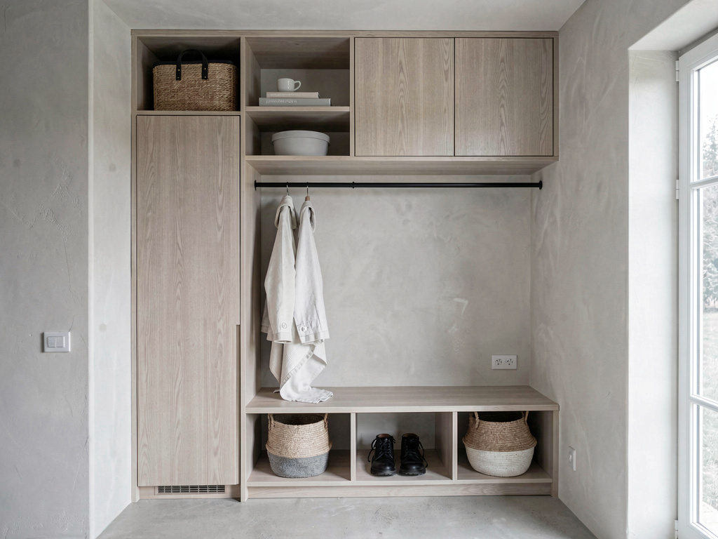 Minimalist entryway design