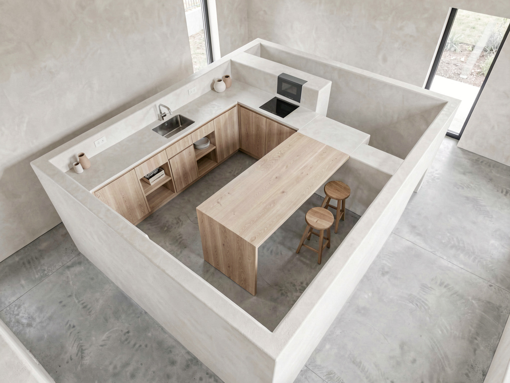 Minimalist Kitchen alternate angle