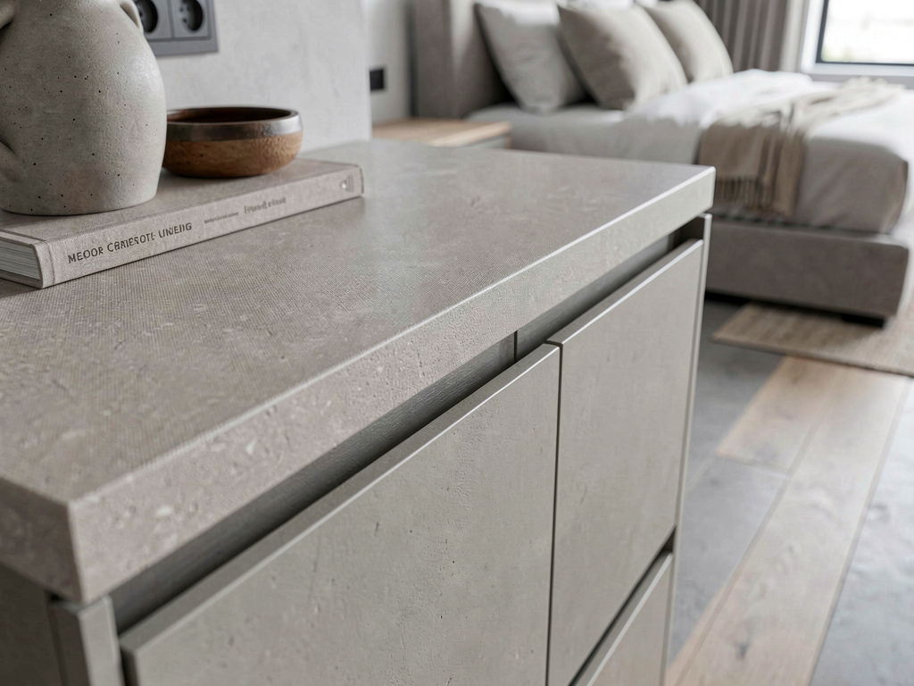 Modern Bedroom detail shot