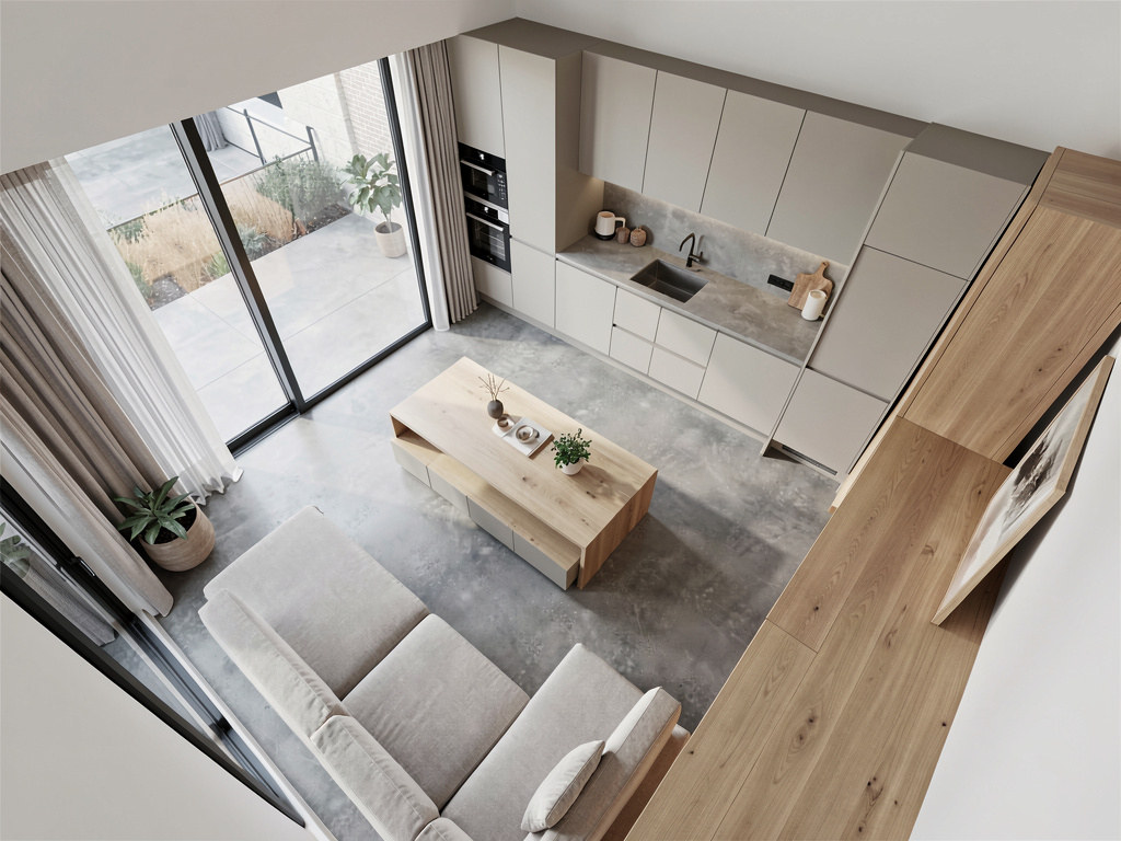 Modern Kitchen alternate angle