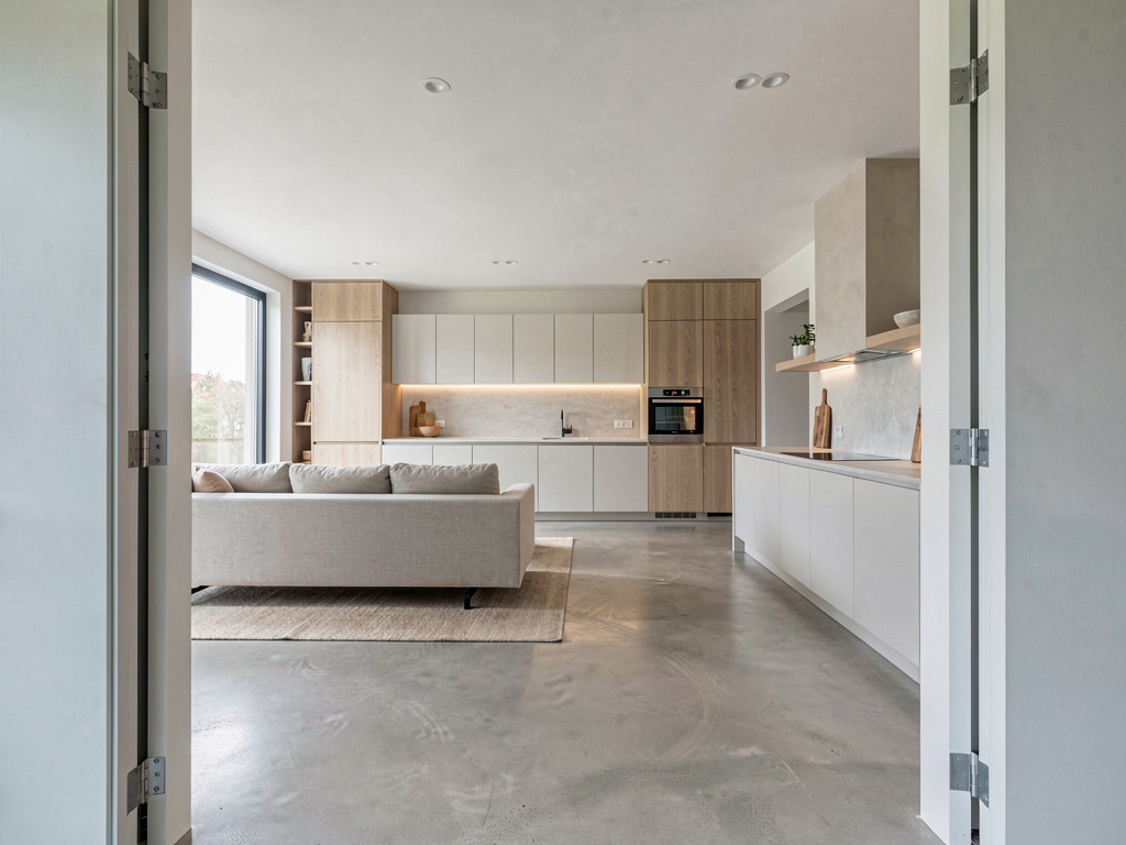 Modern Kitchen wide angle view