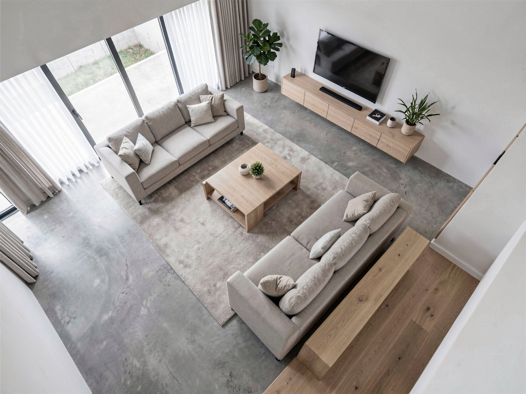 Modern Living room alternate angle