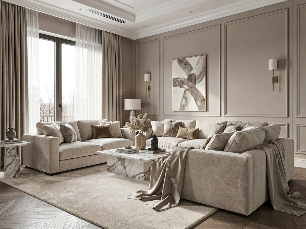 Quiet Luxury living room design