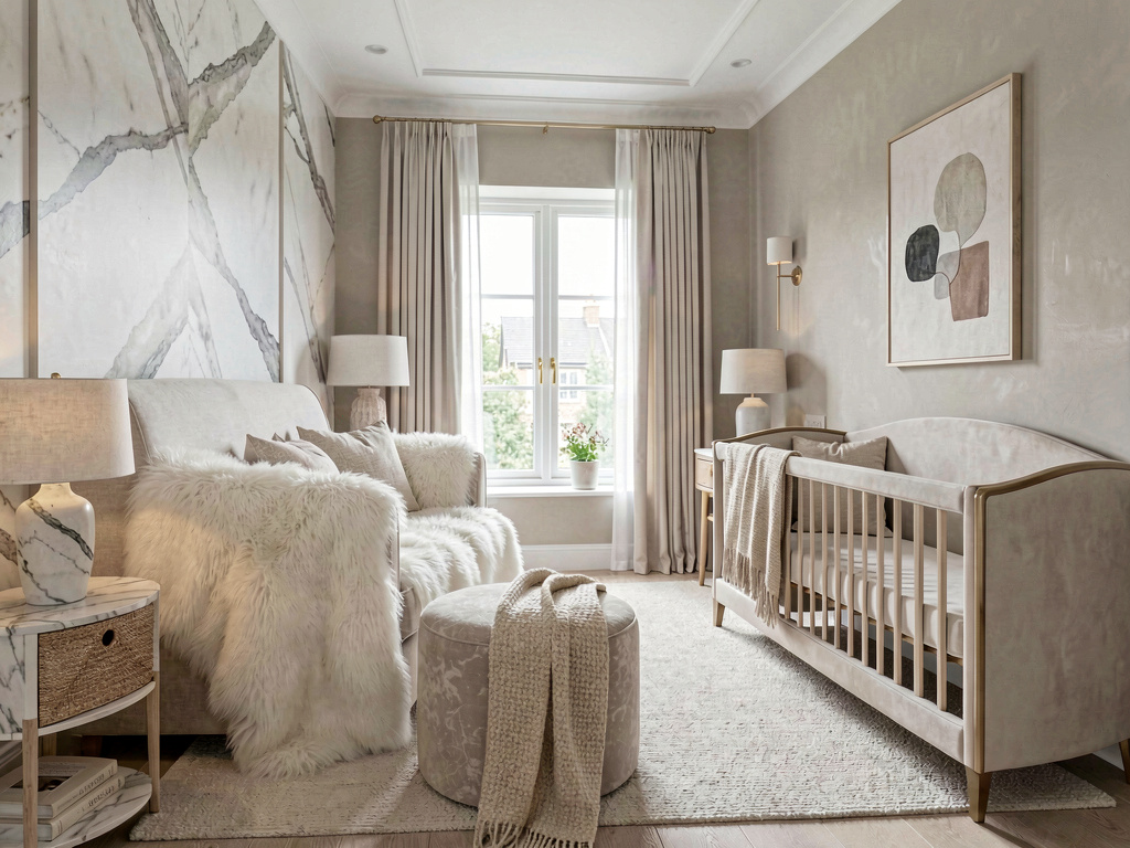 Quiet Luxury nursery design