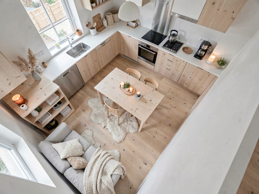 Scandinavian Kitchen alternate angle