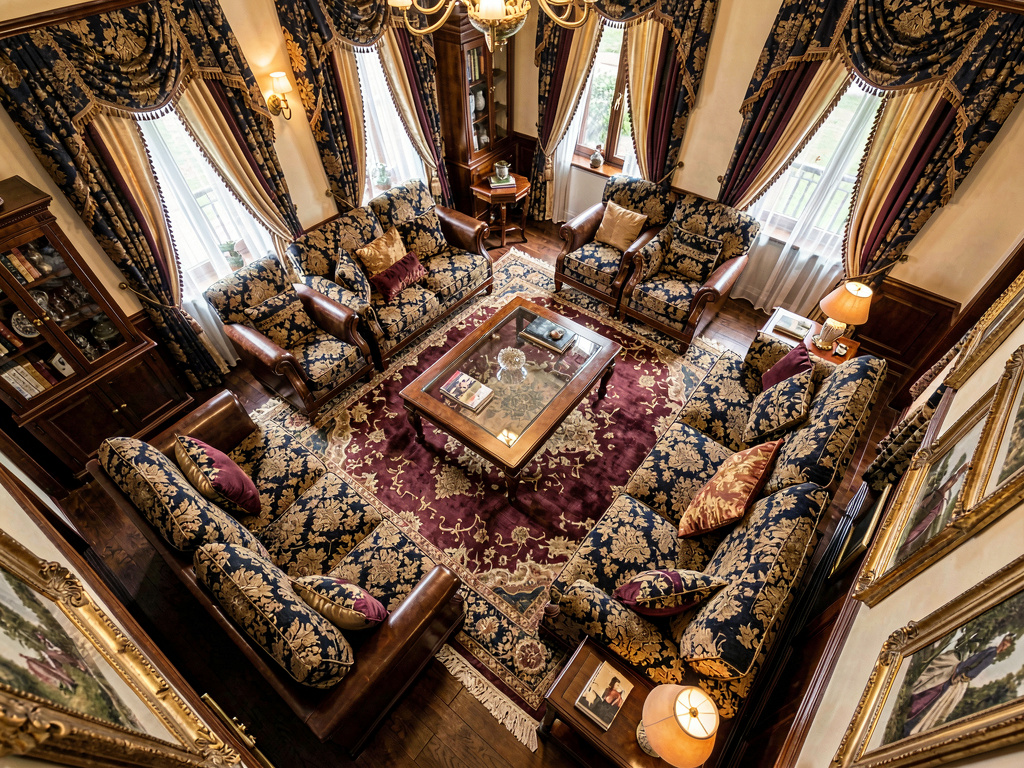 Traditional Living room alternate angle