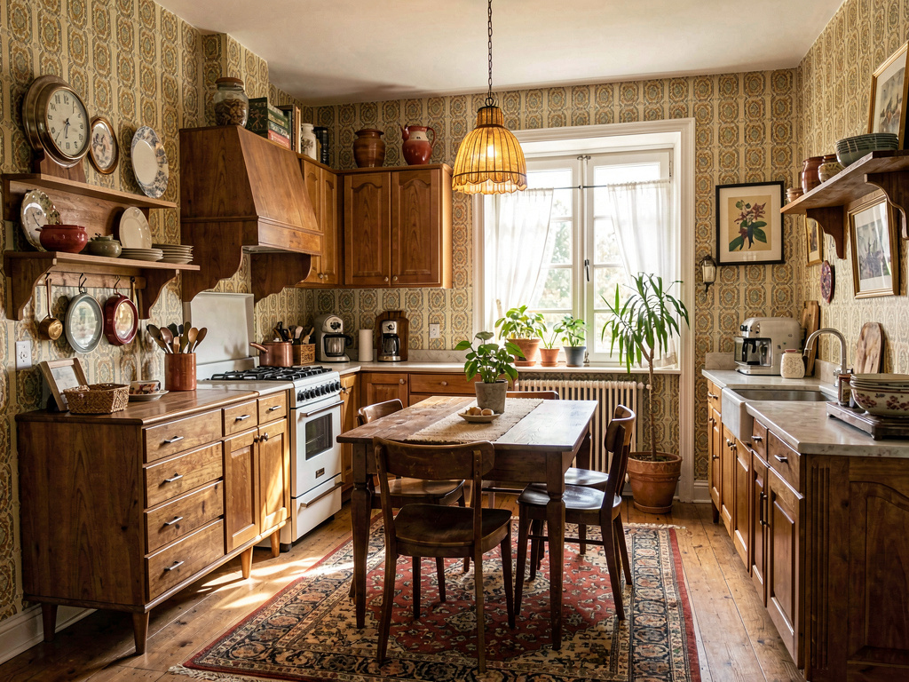 Vintage kitchen design