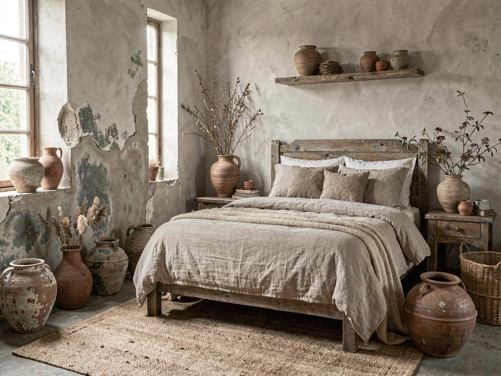 Wabi-Sabi bedroom design