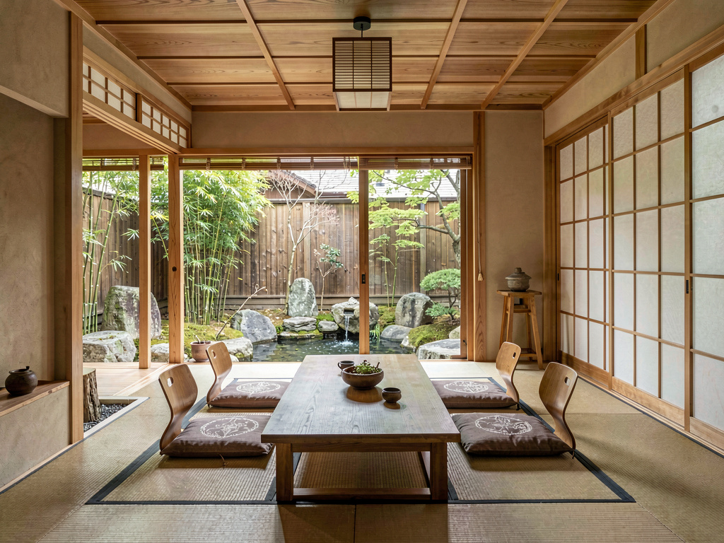 Zen dining room design