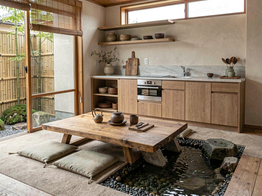 Zen kitchen design
