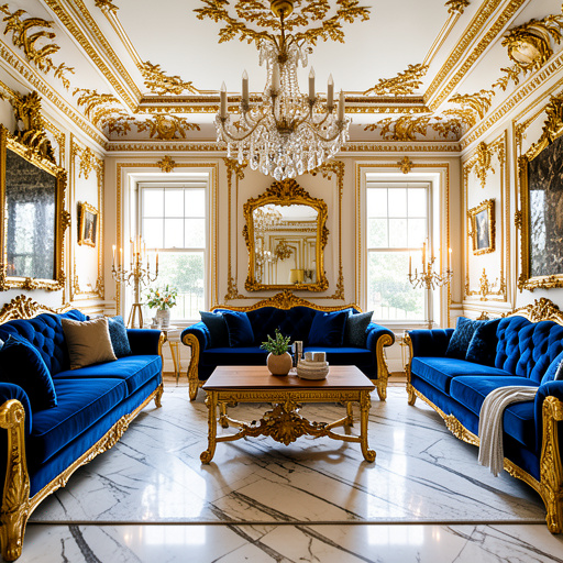 Baroque interior design style