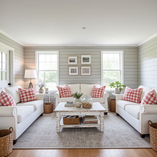 Farmhouse interior design style